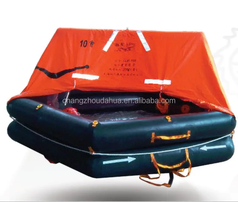 Fishing Liferafts throw overboard  Inflatable  ZY Regulation  for fishing boat  6-25 Persons with ZY Certificate