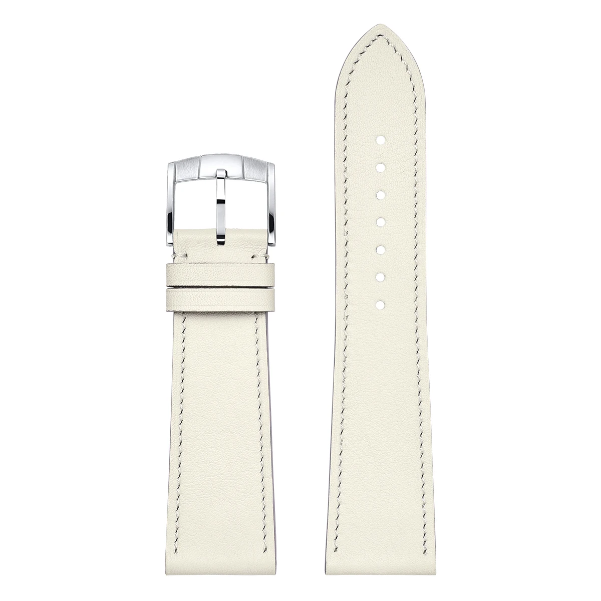 French Fine Grain Cowhide Swift Leather Custom Watch Bands High-end Replacement for Apple Watches General Watches