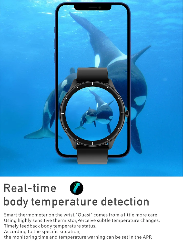 New Product Smart watch Q21 Full Touch Wristband Heart Rate body temperature custom wallpaper fitness Bracelet q21 Smartwatch