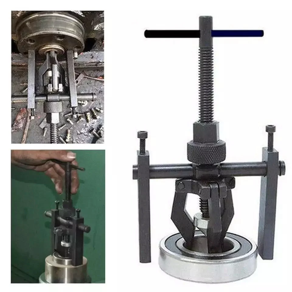 Automotive Motorcycle Bearing Removal Tool Kit Pilot Internal Bearing Puller 3 Jaws Puller Gear Wheel Extractor