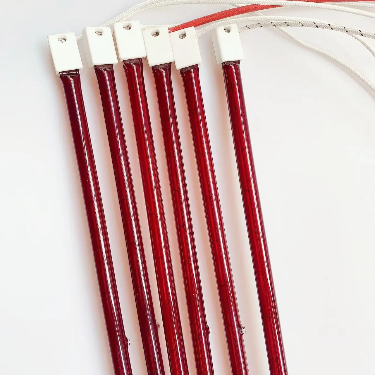 Manufacture wholesale ruby short wave 220v 500w halogen quartz lamp infrared brooder heater for chick