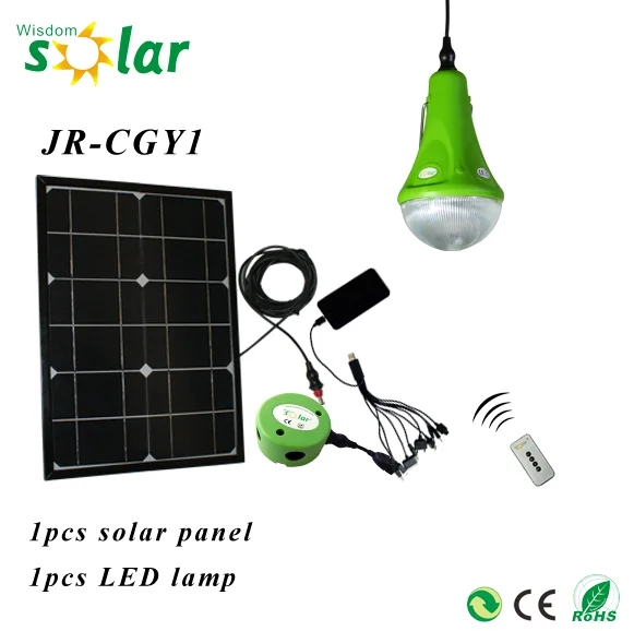 Zhongshan factory hot selling Solar power rechargeable led solar emergency solar led bulb