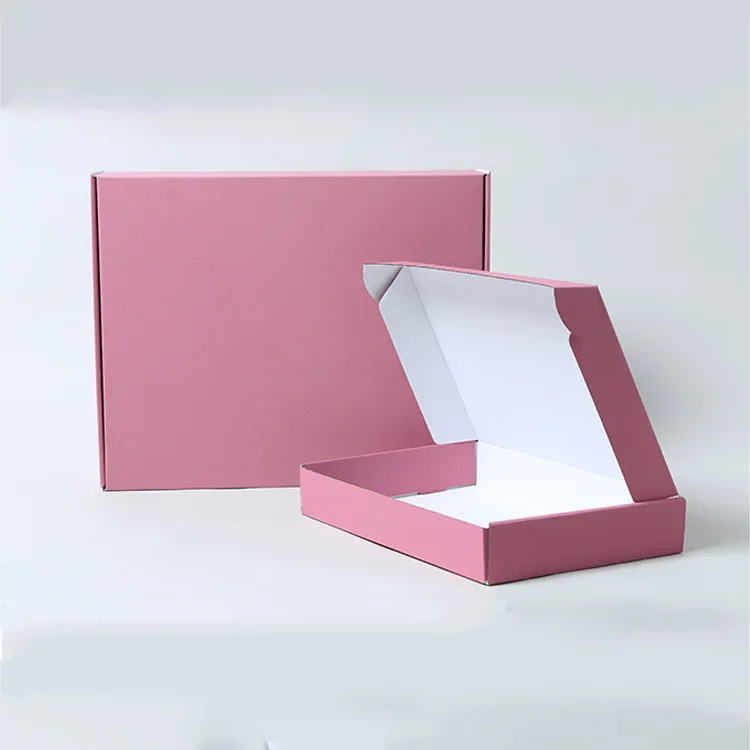 Custom Logo Shipping Boxes Mailer Corrugated Cardboard Box Die Cut Corrugated Courier Box