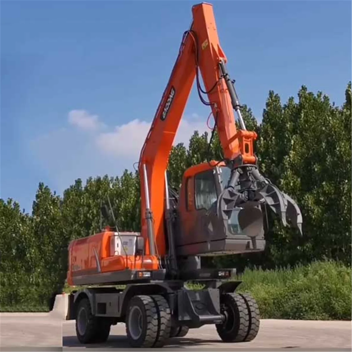 Price of wheel big excavator china 15 ton excavator good machine BD150W-9G