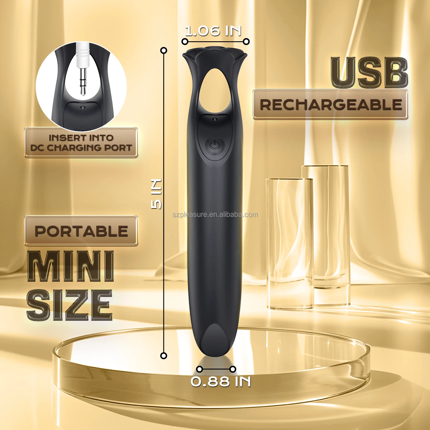 Wholesale Mini Powerful Rose Bullet Vibrator Stimulator Vaginal G Spot Erotic mini vibrator for women