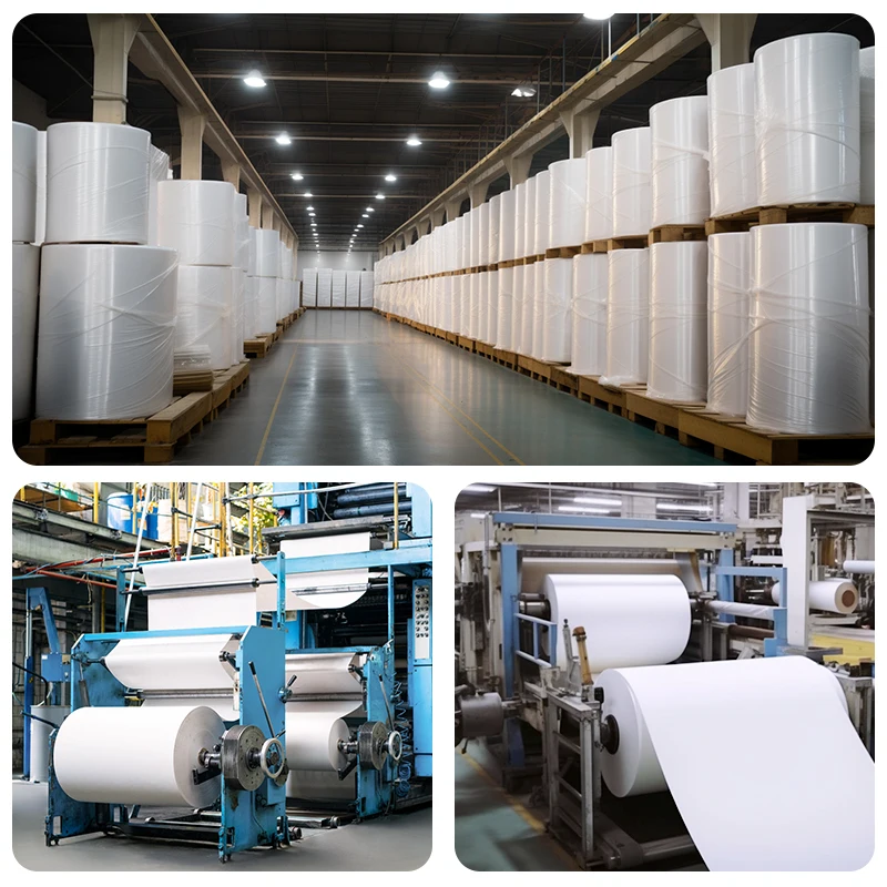 Factory price custom size high quality raw materials thermal paper jumbo roll