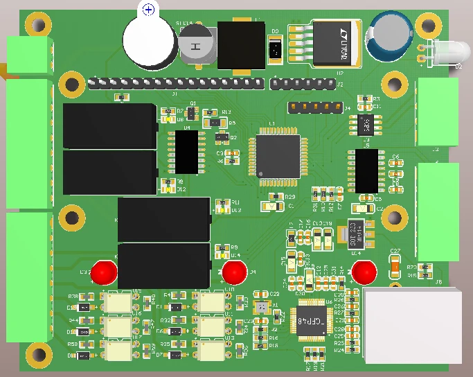 Пользовательские PCB PCBA IC MCU PLC реле мощности сборка печатная Автоматическая плата управления деталь прибора