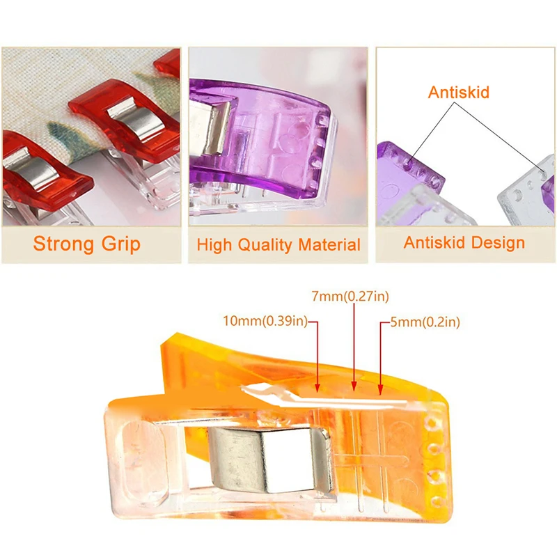 Plastic Sewing Safety Clip Multicolor Handmade Portable DIY