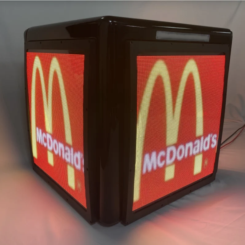 e-Bike WiFi 4G GPS system LED food delivery box panel