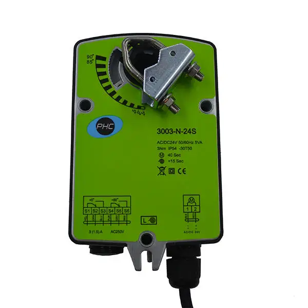 HVAC System ON-OFF Return Air Damper Actuators Spring Return Damper Actuator