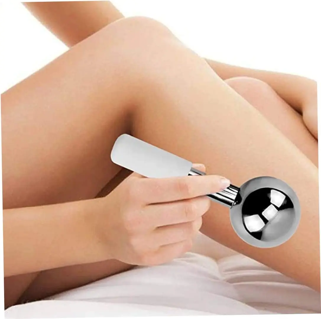 Facial Metal Ice Globes Face Massager Beauty Stainless Steel Ice Ball For Face And Skin care