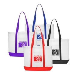 Custom logo printed eco friendly direct manufacturer supplie gift packaging non woven tote shopping bag
