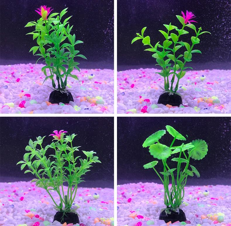 Aquarium Artificial Plastic Plants Decor Aquarium Landscape  Artificial Fish Tank Decorations