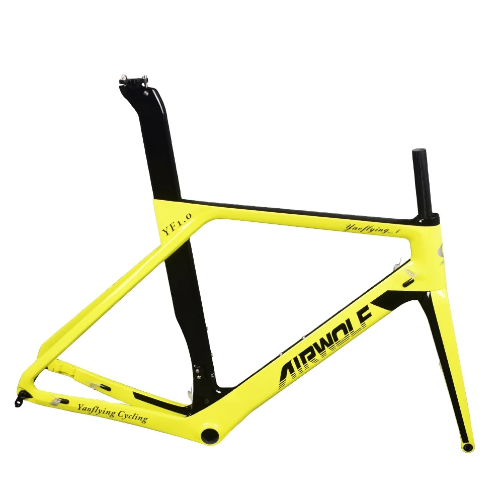 Airwolf Carbon Road Disc Frame Size 49/52/54/56cm Bicicleta Carbon Bike Frame Full Toray T1000 Carbon Frame Road