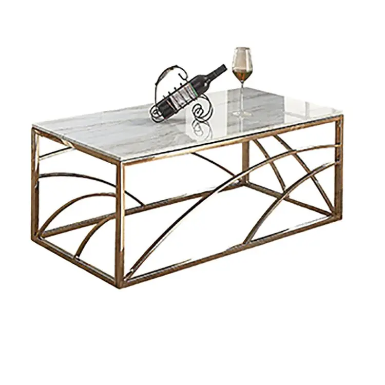 Металлический кофейный столик из нержавеющей стали золотистого цвета, мебель для гостиной, маленький зеркальный белый квадратный роскошный современный боковой столик