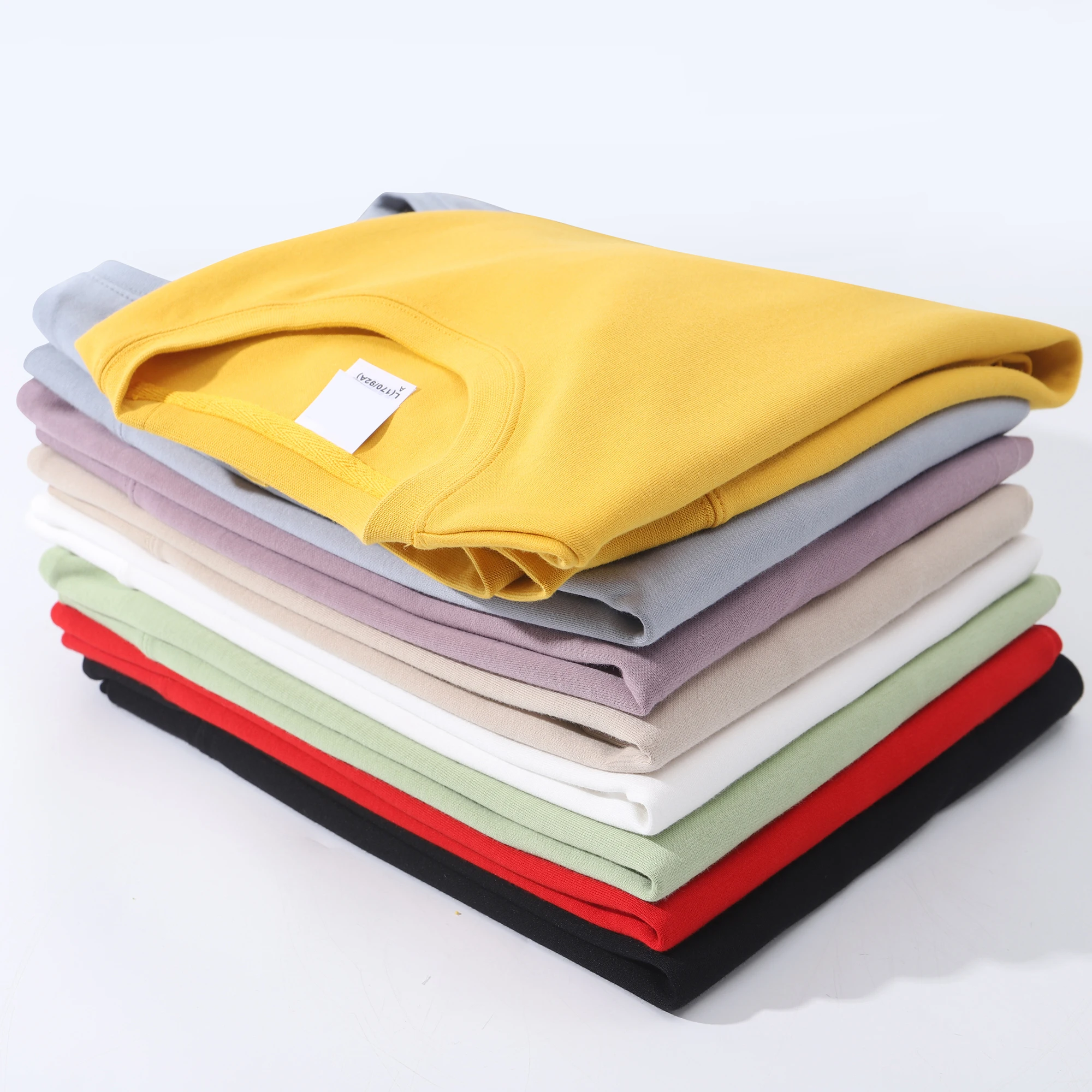 Wholesale High Quality Custom Embroidery Plain 300g 80% Cotton 20% Polyester Crew Neck Sweatshirt