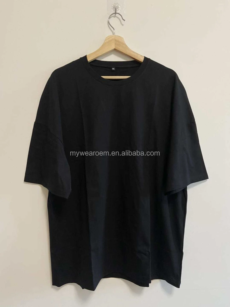 Custom over size hombre tshirt men oversized t shirts heavy pima cotton customized graphic design print supplier mywear