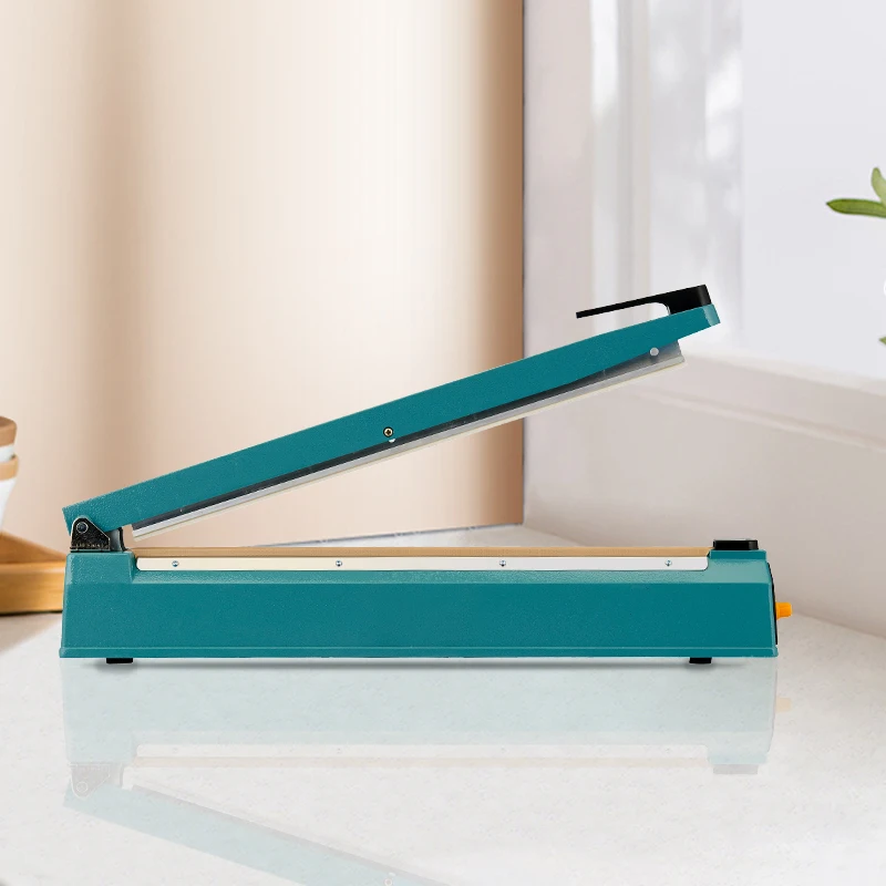 Pfs Mini Hand Press Plastic Film Impulse Sealing Machine for Food with Aluminum Body