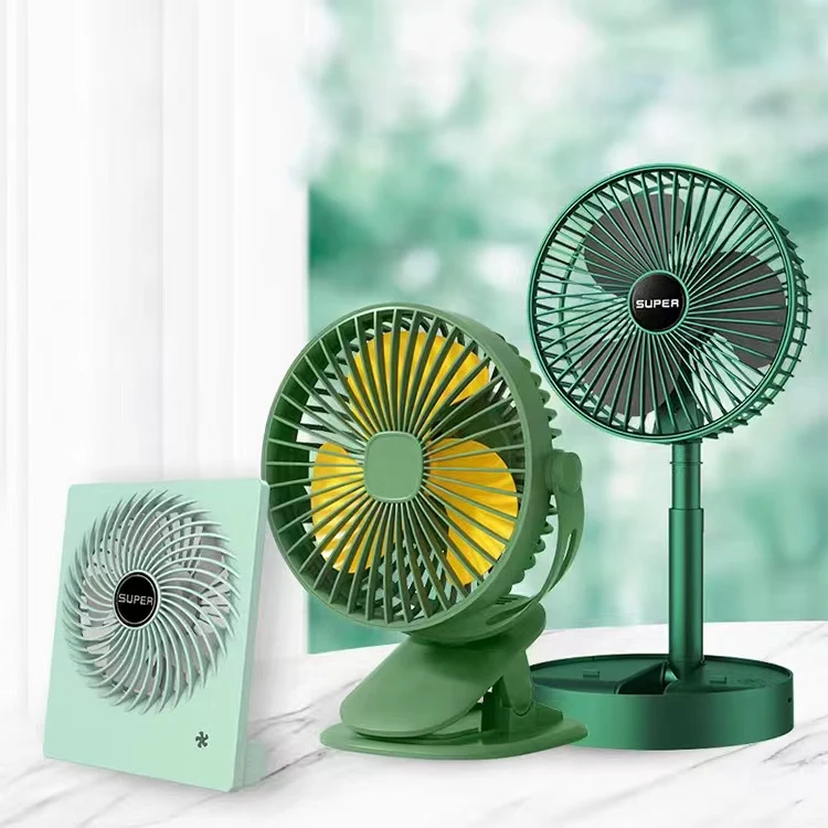 Selling Cool Folding Telescopic Fan Practical Mini Table Fans Portable Dc Motor Table Fan Outdoors