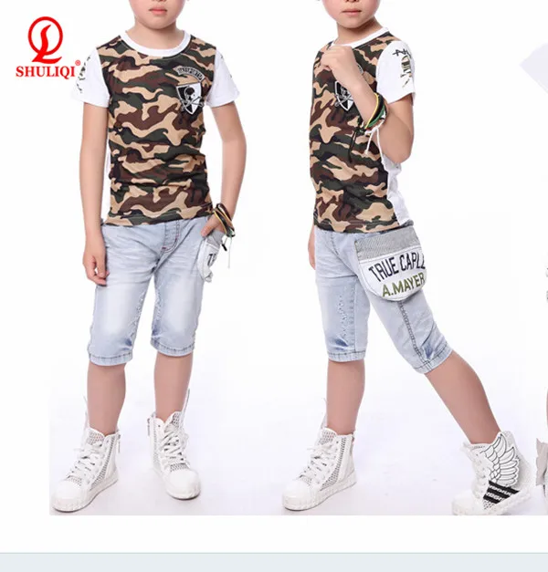 Short sleeve T-shirt/Boys clothes Made in China clothing children's clothing clothing sets