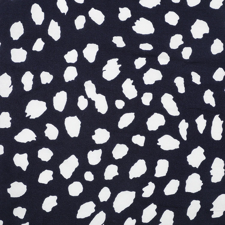 Medium weight soft hand touch digital prints material woven rayon fabric