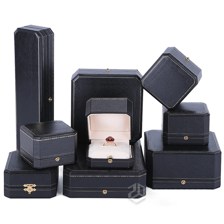 Zebo High-End Oem Odm In stock wholesale red luxury ring jewellery packing set custom jewelry box gift packaging free sample