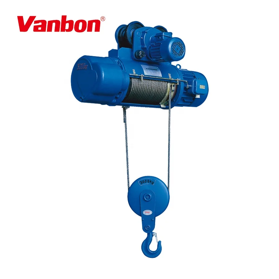 Vanbon good price CD/MD type construction electric wire rope winch hoist 1ton 2ton 3ton 5ton 10ton as crane spare parts