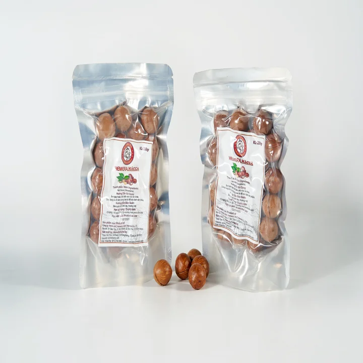 Delicious Roasted Macadamia Nuts In Vacuum Bags