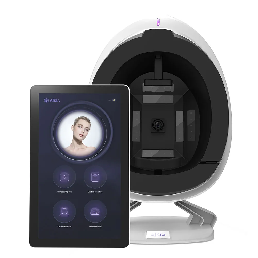 Professional Digital Magic 3D Skin Analyzer Facial Machine Skin Analysis Scanner With i Pad Facial Skin Analyzer Machine
