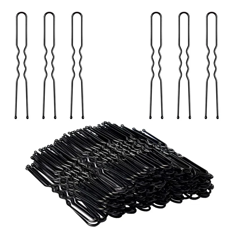 Hairdressing Tool Fashionable Metal Bobby Pin Bun Decorative Hair Accessories Hair Clips U Shaped Hair Pins