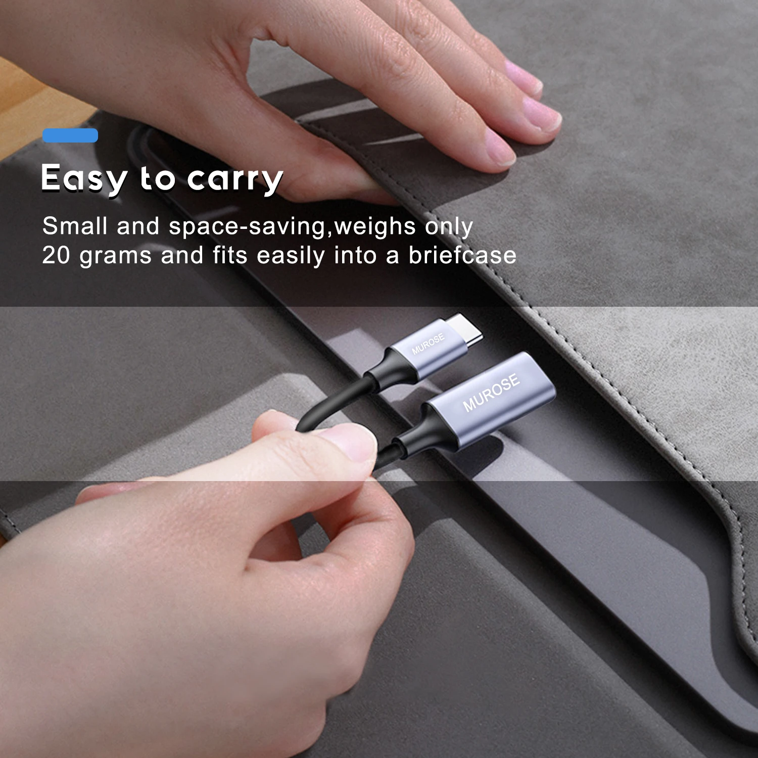 Адаптер Type C, аксессуары для компьютера, Китай, алюминиевый адаптер для HD-кабеля 4K, 60 Гц, 20 м, USB для HD-телевизора, для мобильного телефона Android