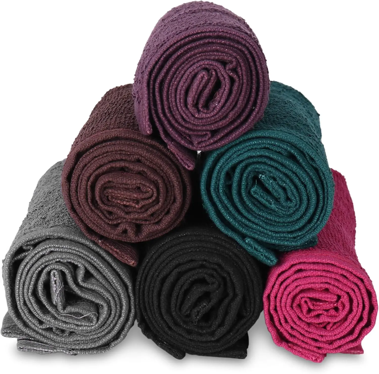 Luxury Hair Salon Towels Wholesale Bulk Custom Logo Bleach Resistant Multicolor 100% Organic Cotton Woven Towel