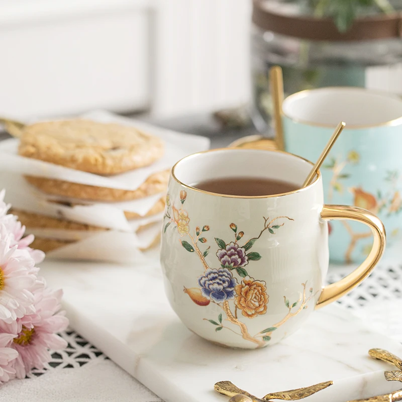 Teetasse Wholesale custom stoneware cups taza de te porcelain cup white tea cup,  bubble tea cups reusable, ceramic coffee cups