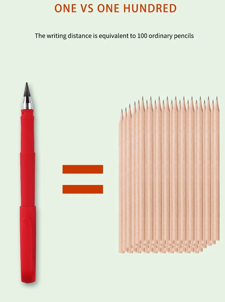 Novelty High Quality plastic Inkless Pencil Eternal Pen School Drawing Pencil