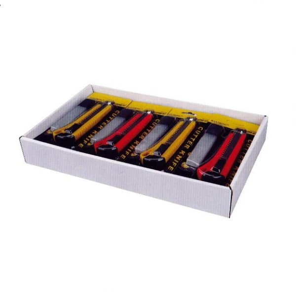 Office 18mm width single blade plastic box cutter art knife