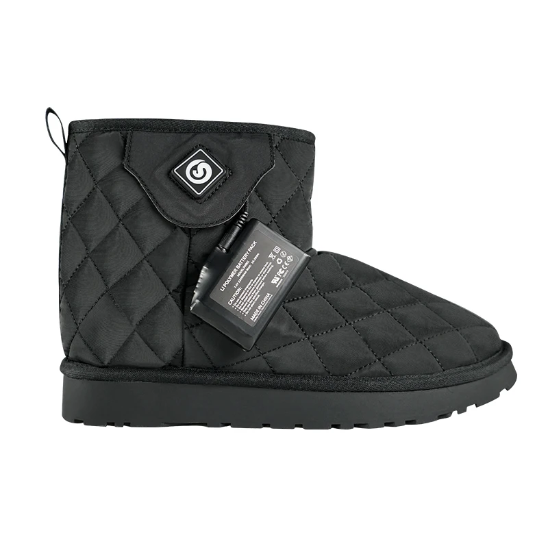 Оптовая продажа, женские ботинки с флисовой подкладкой, с электроаккумулятором, перезаряжаемые, с циркуляцией, зимние уличные утепленные ноги