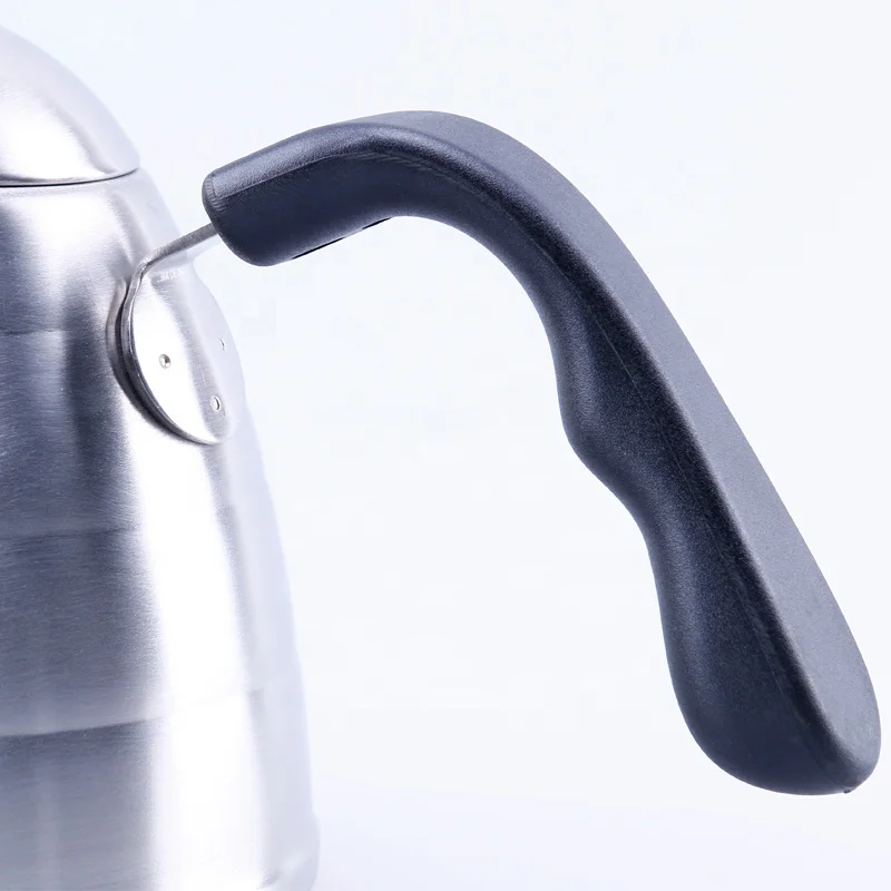 Горячая Распродажа чайник для кофе из нержавеющей стали 900 мл с термометром