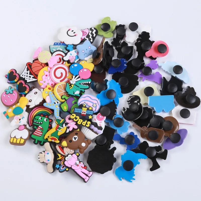 Wholesale custom PVC shoe charms  DIY shoe charm accessories personalized cartoon style decoration clog