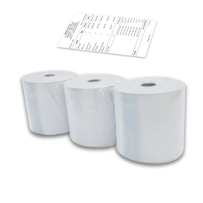 Thermal Paper Roll Cash Register Paper 80mm 57mm for Cashier Receipt POS ATM Bank Thermal Paper Roll