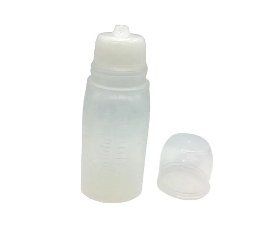 30ml, 60ml and 100ml plastic cough syrup bottle with measuring cup