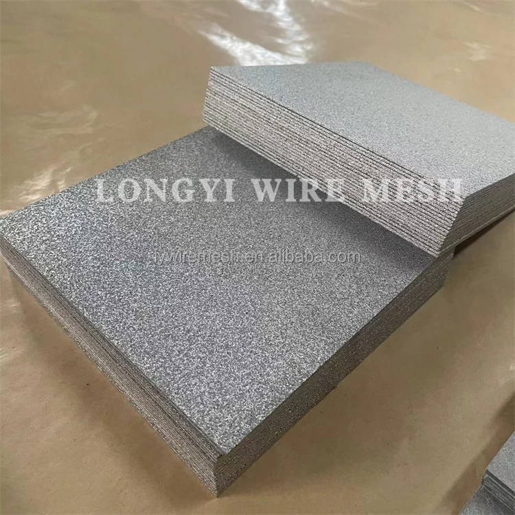 0.7mm-2mm titanium foam grade 2 sintered porous titanium ti foam