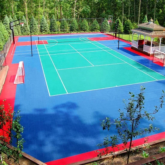 2024 Wholesale Portable Interlocking PP Flooring for Roller Skating Rink Tennis Hockey Futsal Court for Skate Court
