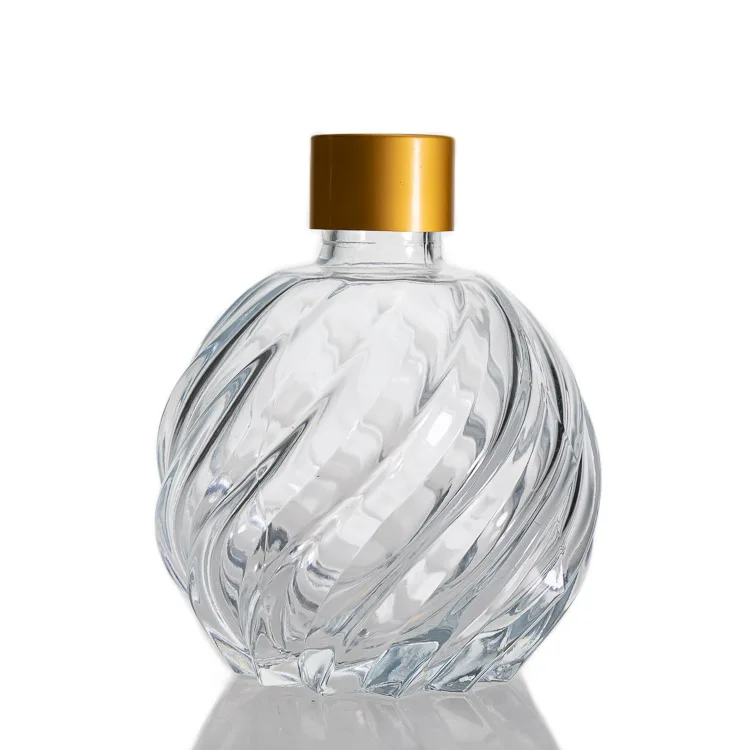 250ml big size pineapple ball Aroma glass Bottle Reed Diffuser Bottle