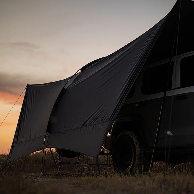 Offweek outdoor camping glamping Car Awning Tent Car Rear Tent Sunshade Shelter Suv Traveling Tent