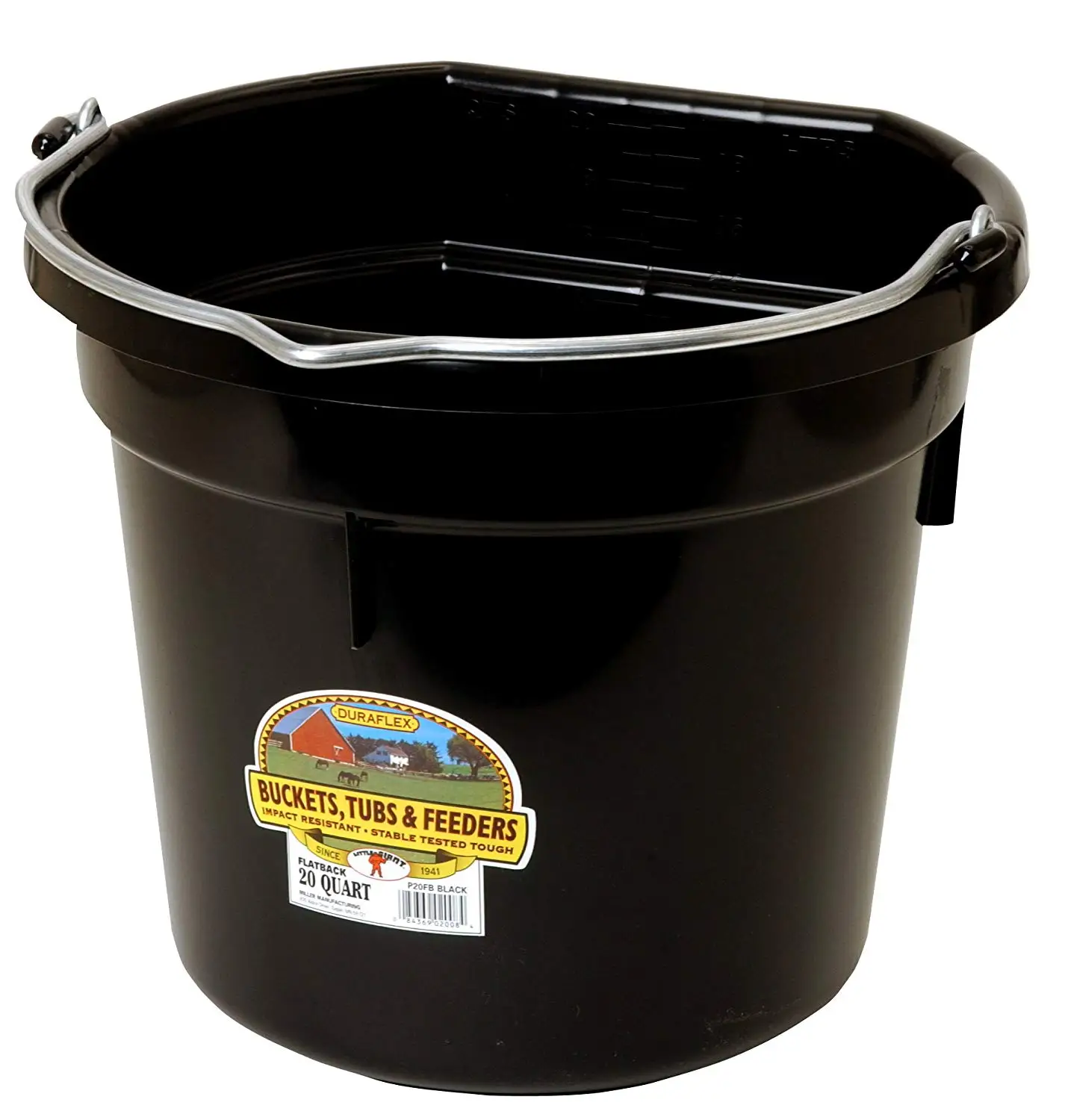 8L/12L/20L/30L Plastic Horse Feed Bucket with metal handle (62394742170)