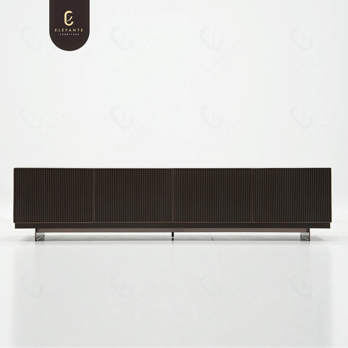 Stainless Steel Wall Unit Tv Cabinet Modern Design Luxury Extra Wide Tv Console TV Unit