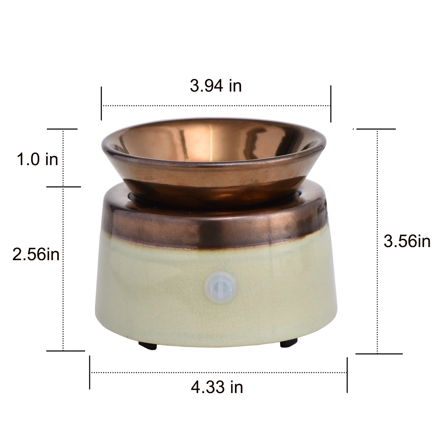 Ceramic Candle Wax Warmer Home Fragrance Diffuser Candle Wax Electric Melter and Fragrance Warmer for Warming Scented Candles