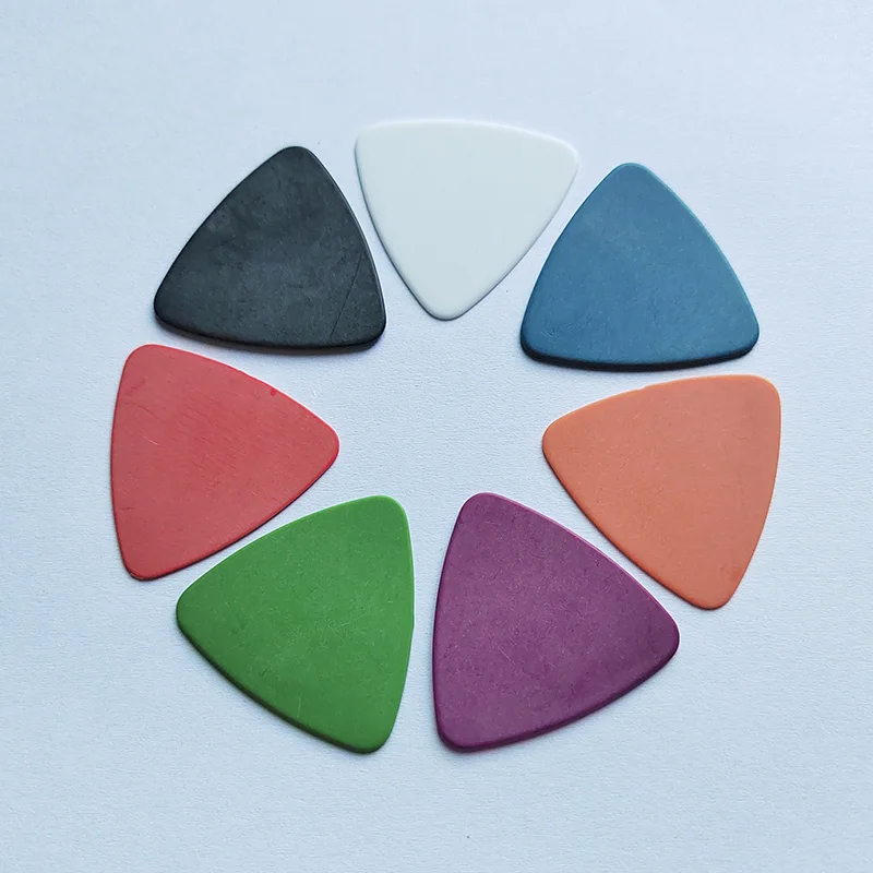100Pcs Blank Derlin Triangle guitar pick for different thickness 0.5mm 0.6mm 0.73mm 0.88mm 1.0mm 1.14mm,1.2mm Pick