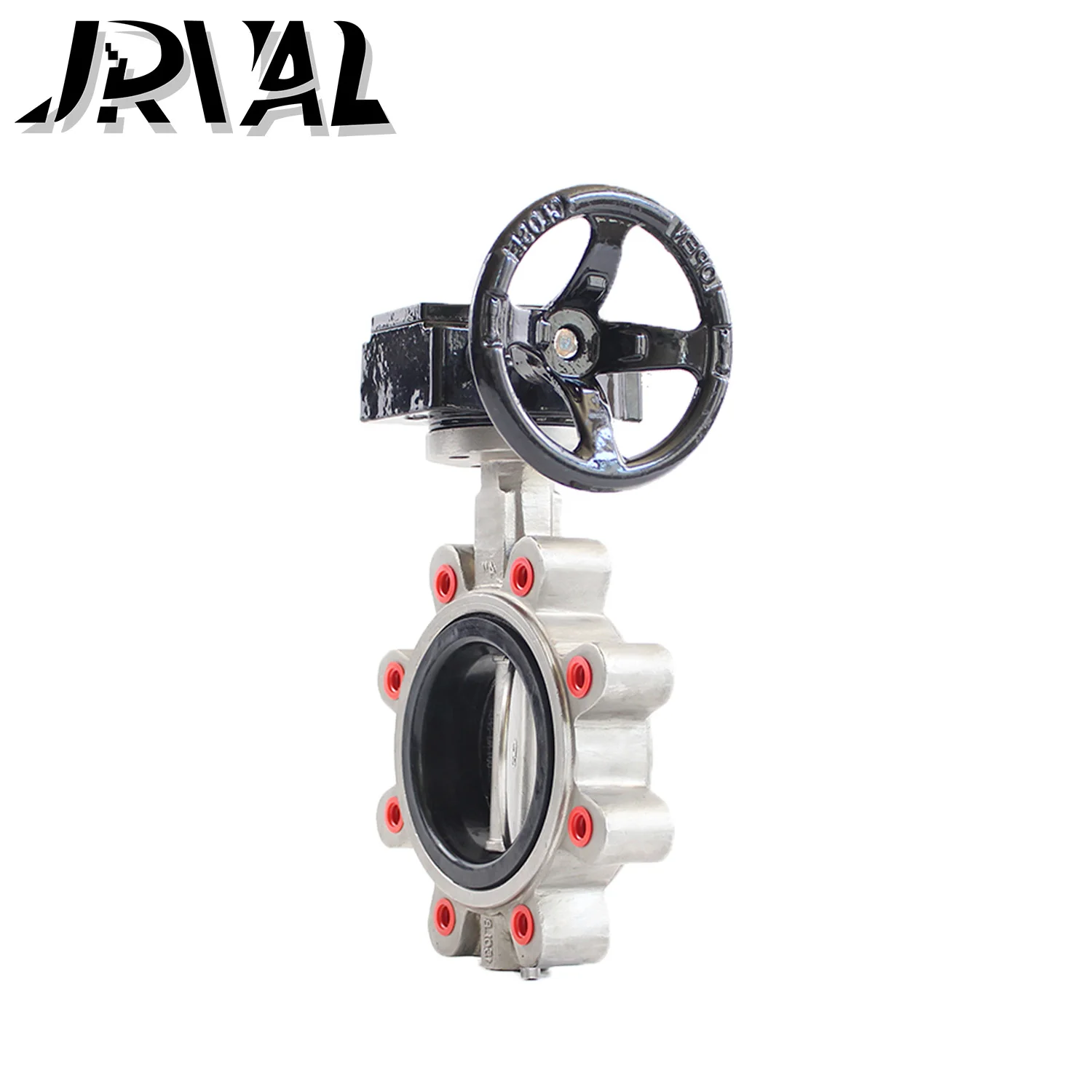 Factory Manufacturing Manual Industrial Water Treatment Stainless Steel Rubber Seal Butterfly Water Valves pipe valve refaced