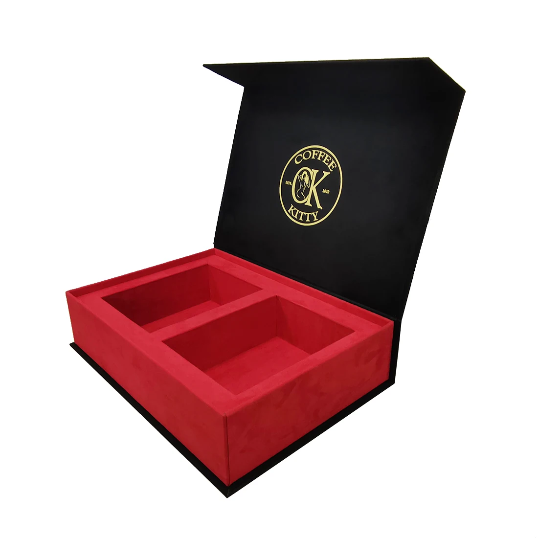 Custom logo paper black perfume box packaging empty perfume boxes gift boxes with magnetic lid